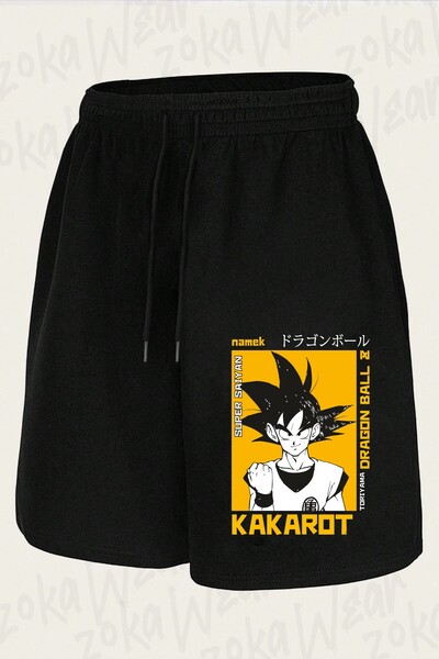 ZOKAWEAR Unisex Dragon Ball Son Goku Super Saiyan Design Printed Shorts