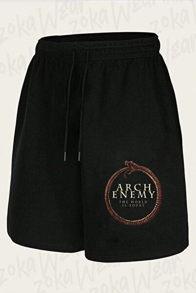 ZOKAWEAR Unisex Arch Enemy Design Printed Shorts