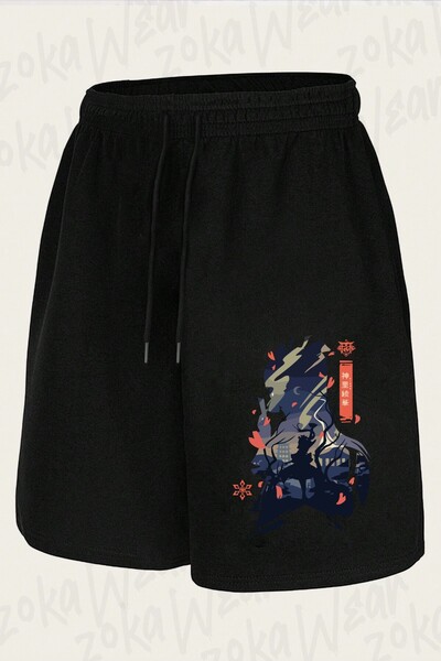ZOKAWEAR Unisex σορτς με στάμπα Ayaka Kamisato Genshin Impact