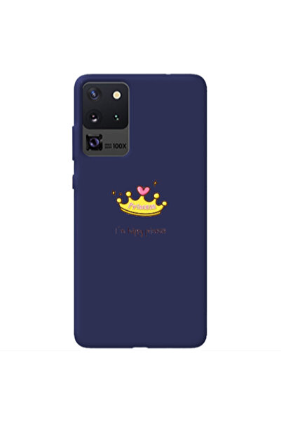 Other Samsung S20 Ultra Happy princess Dark blue Colored Silicone TPU Θήκη