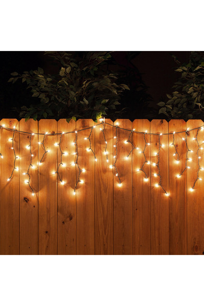 erstecup Ghirlandă extensibilă cu lumini intermitente 50 LED-uri 3.6W 2700K 3...