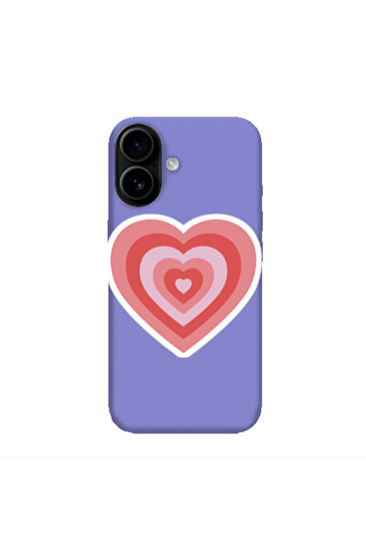Other Apple Iphone 16 plus My Heart Is Yours Purple Colored Silicone TPU Θήκη