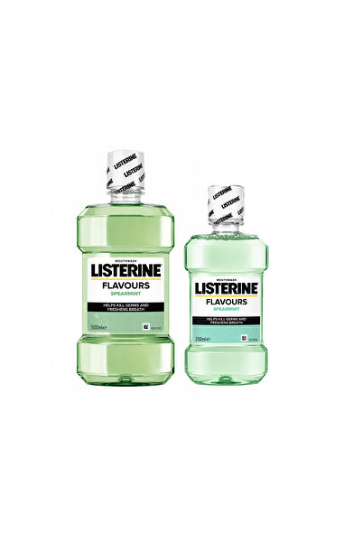 Listerine Flavours Mild & Minty Alkolsüz Ağız Gargarası 500ml + 250ml