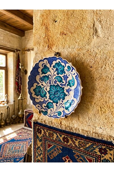 ŞahdarÇini Geleneksel El İşçiliği 18 cm Çini Tabak