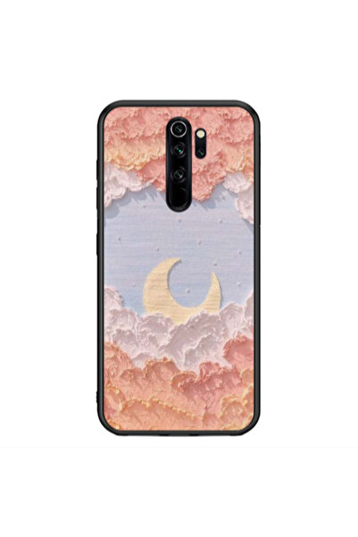 Other Xiaomi Redmi Note 8 Pro Moon Clouds Black Glossy Θήκη