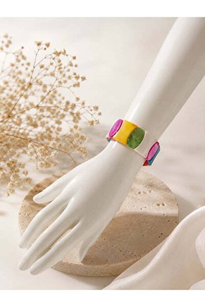 jasmina store Stylish Bracelet with Colored Rubber Bands