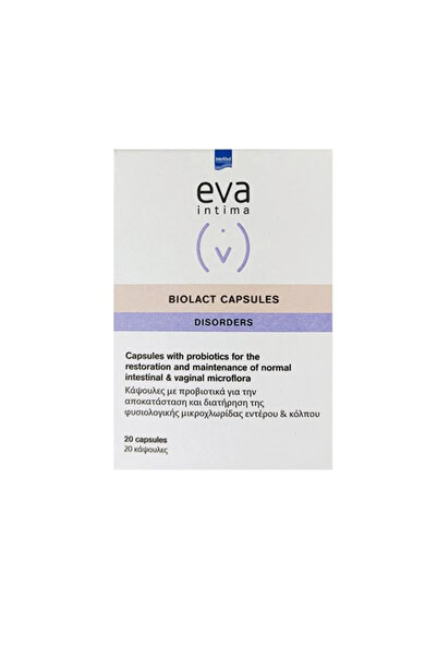 İNTERMED Eva Intima Biolact Κάψουλες - Προβιοτικά για την Αποκατάσταση και Δι...