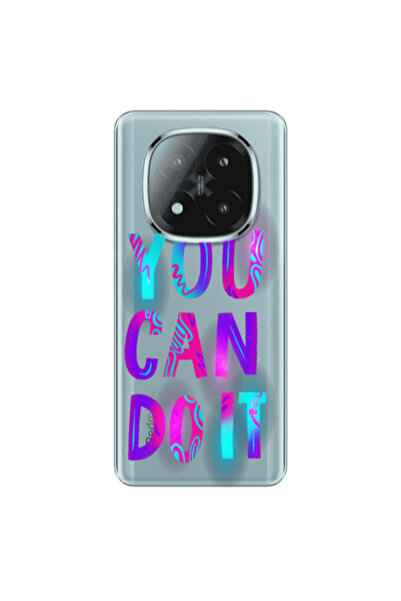 Other Xiaomi Redmi Note 14 Pro + 5g You Can Doit Transparent Silicone TPU Θήκη