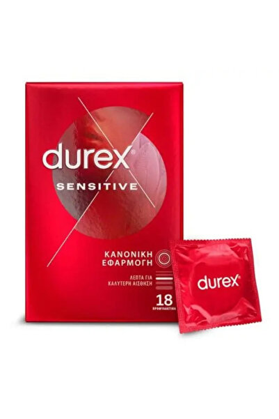 Durex Ευαίσθητα Προφυλακτικά 18 Τεμάχια