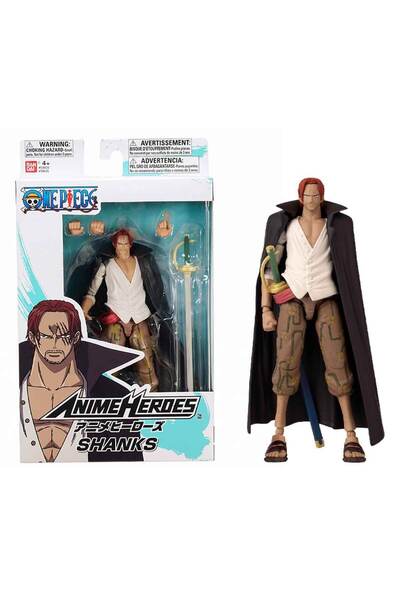 BANDAI Anime Heroes One Piece Serisi-Shanks Figürü