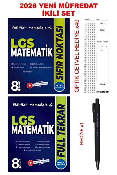Partikül Matematik le 8. Sınıf LGS Matematik Sıfır Noktası - Full Tekrar 2'li...