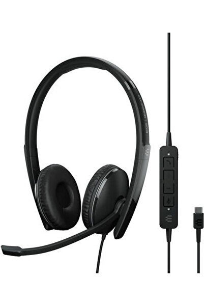 Epos Adapt 165T USB-C II Ακουστικά Πολυμέσων Επί του Αυτιού με Μικρόφωνο