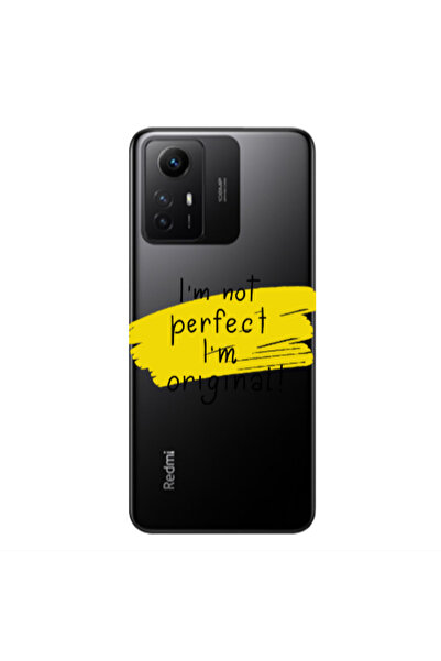 Other Xiaomi Redmi Note 12s I m not perfect Transparent Silicone TPU Θήκη