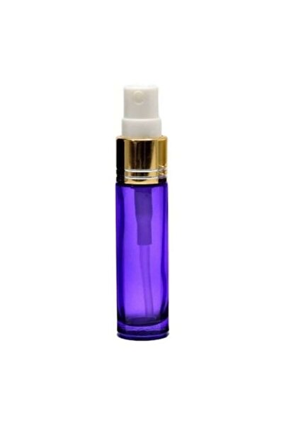 OEM Flacon cosmetic din sticlă violetă cu pulverizator, pulverizator auriu, 10ml