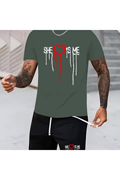 ship master Summer Collection New Arrival T-Shirt & Shorts Set Printed Patter...