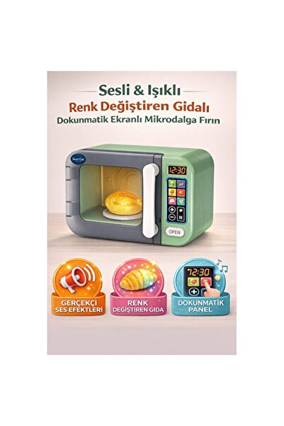 Empressco Renk Değiştiren Mikrodalga Fırın, Dokunmatik Ekran ve Işıklı Tasarım