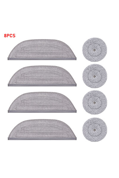 Choice8 8PCS Mop Cloth Accessories For Roborock S8 Max Ultra S8 MaxV Ultra G2...