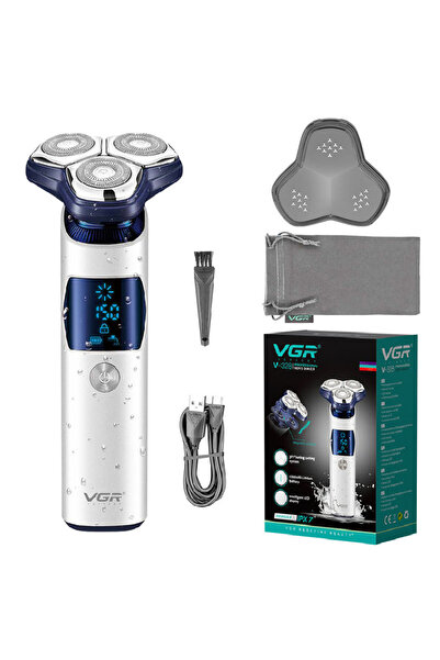 Choice1 ماكينة حلاقة كهربائية V328 مع علبة VGR 3D Pro للرجال، قابلة للغسل، ما...