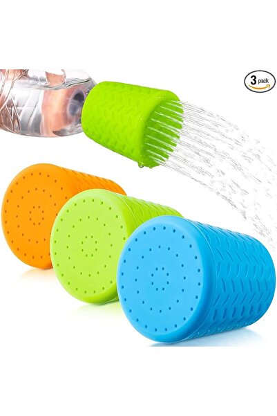 Arabest Portable Bottle Sprinkler Nozzle, Silicone Water Head, Multi-Color, 3...
