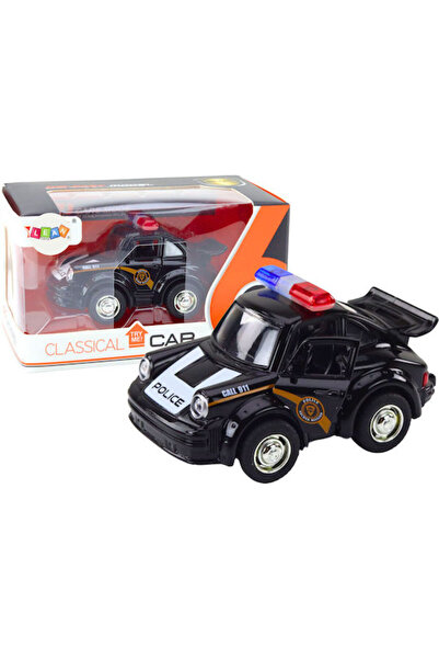 OEM Mașinuță de poliție 1:38 cu mecanism pull-back pentru 3+ ani