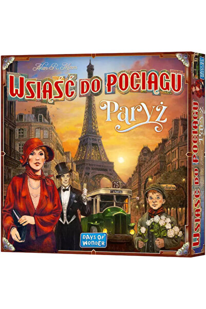 Rebel Joc de societate Ticket to Ride: Paris pentru 2-4 jucători, 8+ ani (PL)...