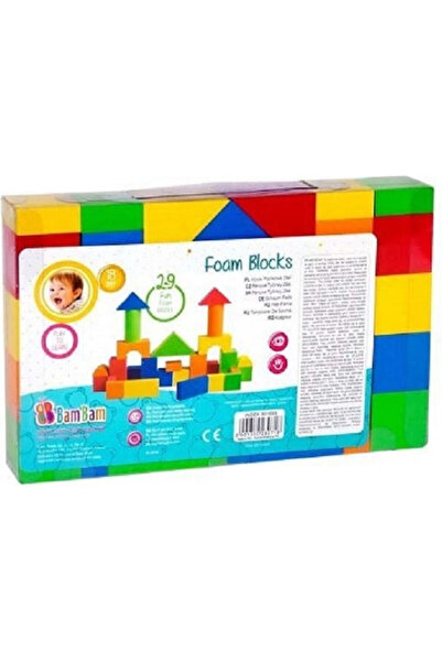 Bam ve Bam Bam Bam Blocuri de construcție din spumă pentru copii de 1,5+ ani,...