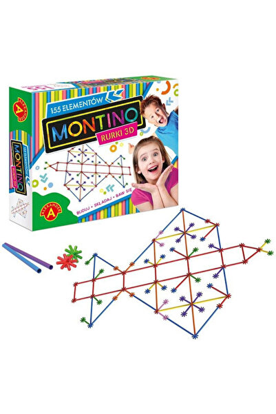 Alexander Toys Jucărie de construcție din plastic, tuburi creative 3D Montino...