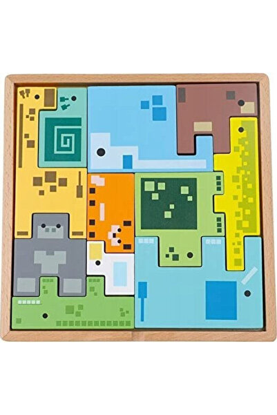 Trefl Puzzle din lemn Pixel Gang