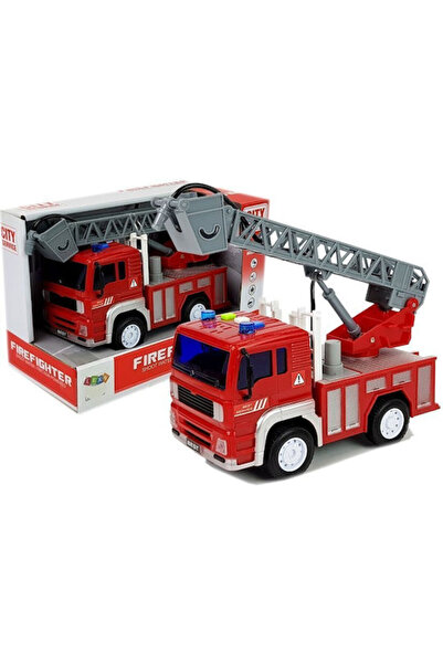 OEM Macara 1:20 Mașină de pompieri cu mecanism pull-back pentru copii de la 3...