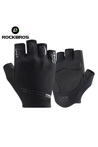 Choice1 ROCKBROS S S360-B ROCKBROS Cycling Gloves Bike Shockproof Half Finger...