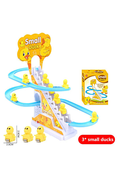 Choice3 3pcs ducks Electric Small Ducks Climbing Toys DIY Ducks Chasing Race ...