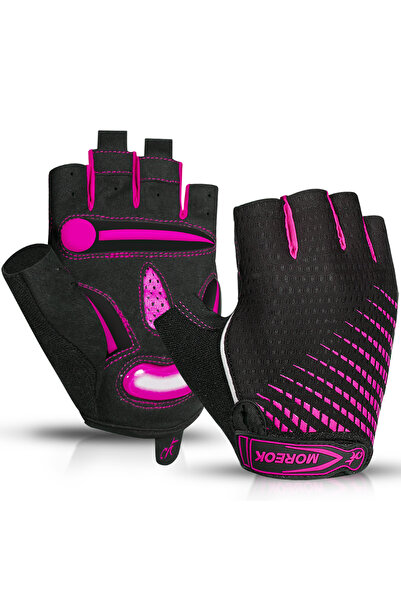 Choice13 قفازات ركوب الدراجات M Pink MOREOK، قفازات دراجات هوائية قابلة للتنف...