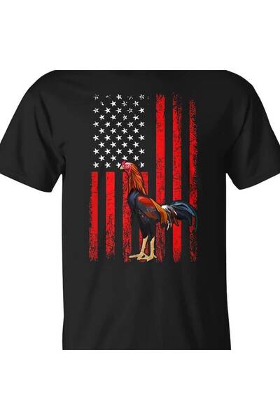 212Wear تي شيرت للجنسين بتصميم ديك وعلم، مثالي للاستخدام اليومي في عام 2025. ...