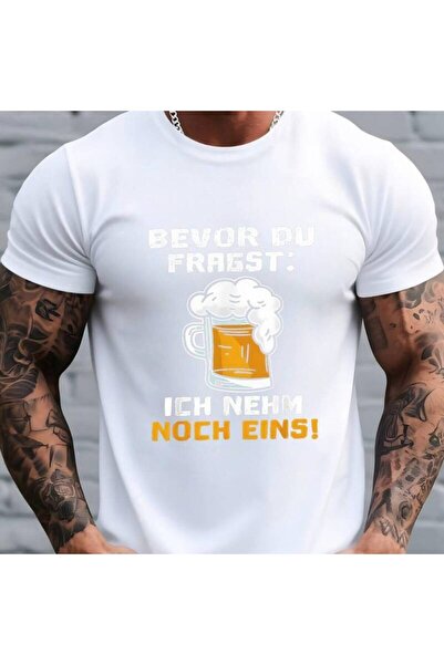 1001 Line Men'S "Before You Ask, I'Ll Have Another Beer" Graphic T-Shirt, Hum...