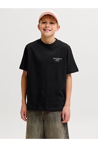 Jack & Jones Junior Tricou cu imprimeu pe spate pentru băieți
