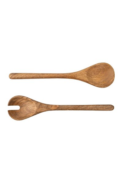Jamie Oliver Set 2 linguri de salata din lemn de mango, 29cm