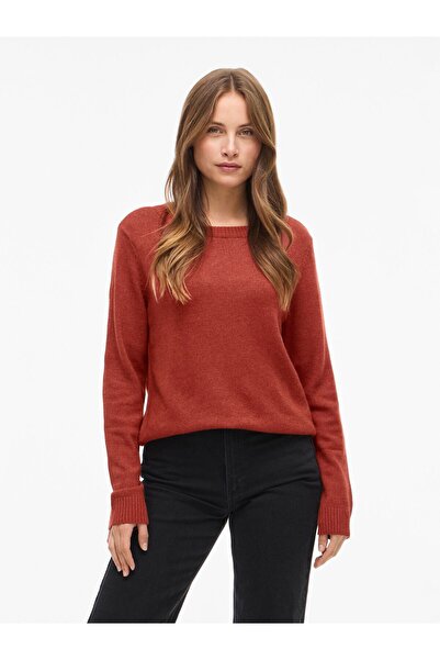 VILA Knitted Pullover VIRIL Round neck