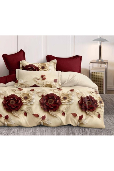CHIRASO Set Lenjerie Pat CHIRASO, 6 Piese, Cearceaf clasic 230x250cm, Husa Pi...