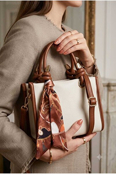 MİYA Women's Small Size Handbag with Shawl Detail, Crossbody and Shoulder Bag