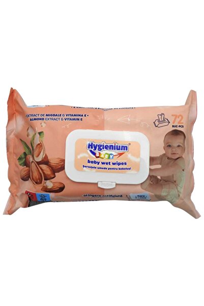 Hygienium Servetele Umede, Hygienium, Baby 72 buc Vitamina E Migdale