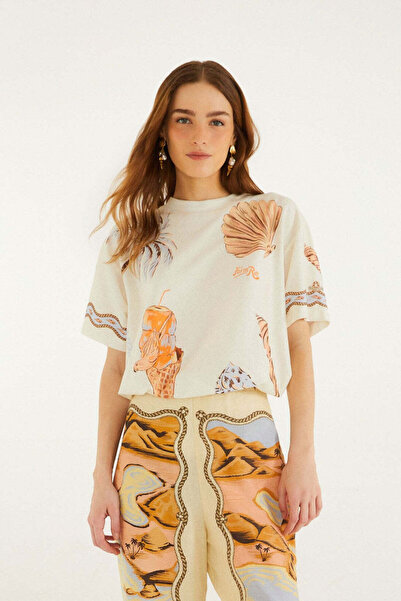 Jose Clothing Oversized Short-Sleeve Printed T-Shirt