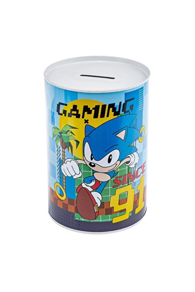 Z Store Sonic Metal Piggy Bank - 10x15cm