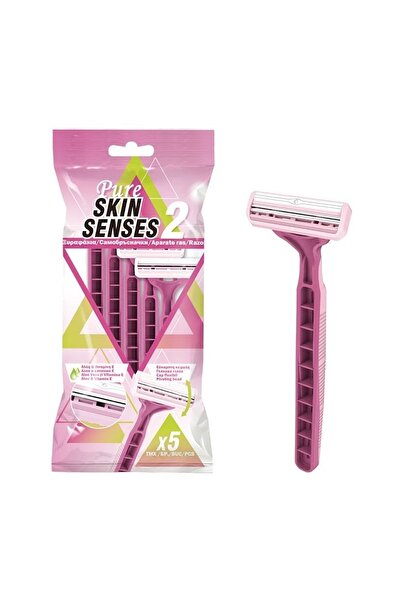 Jumbo Aparat de ras pentru barbati, 2 lame, set 5 bucati, cu Aloe Vera si Vit...