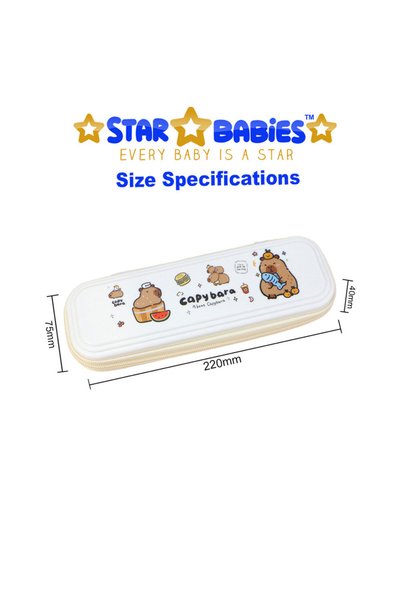 STAR BABiES - Pencil Case - White