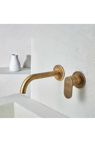 ARMANDO VICARIO Slim Brass Μπαταρία Νιπτήρος Εντοιχισμού