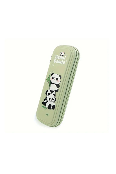 STAR BABiES - Hello Panda Pencil Case - Green