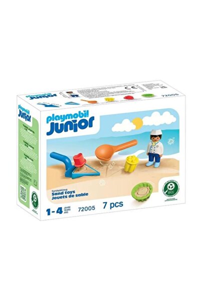 Playmobil Τζούνιορ: Παιχνίδια στην άμμο με τον άνθρωπο του παγωτού (72005)