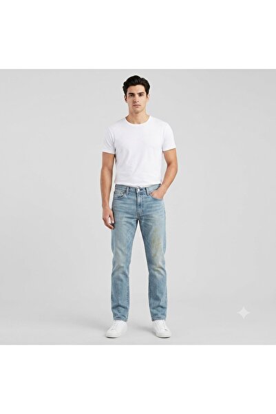 Levi's 511 Stain Detailed Premium Fabric Regular Waist Slim Fit Jeans Men's S...