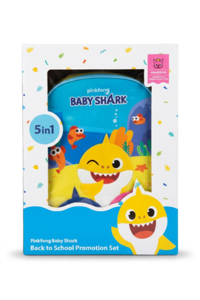 Taimi Pinkfong Baby Shark 5-in-1 Kids Back to School Promotion Gift Set with ...