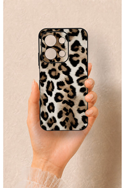 Vip Case Redmi 15C 4G Uyumlu Leopar Derisi Desenli Silikon Kılıf